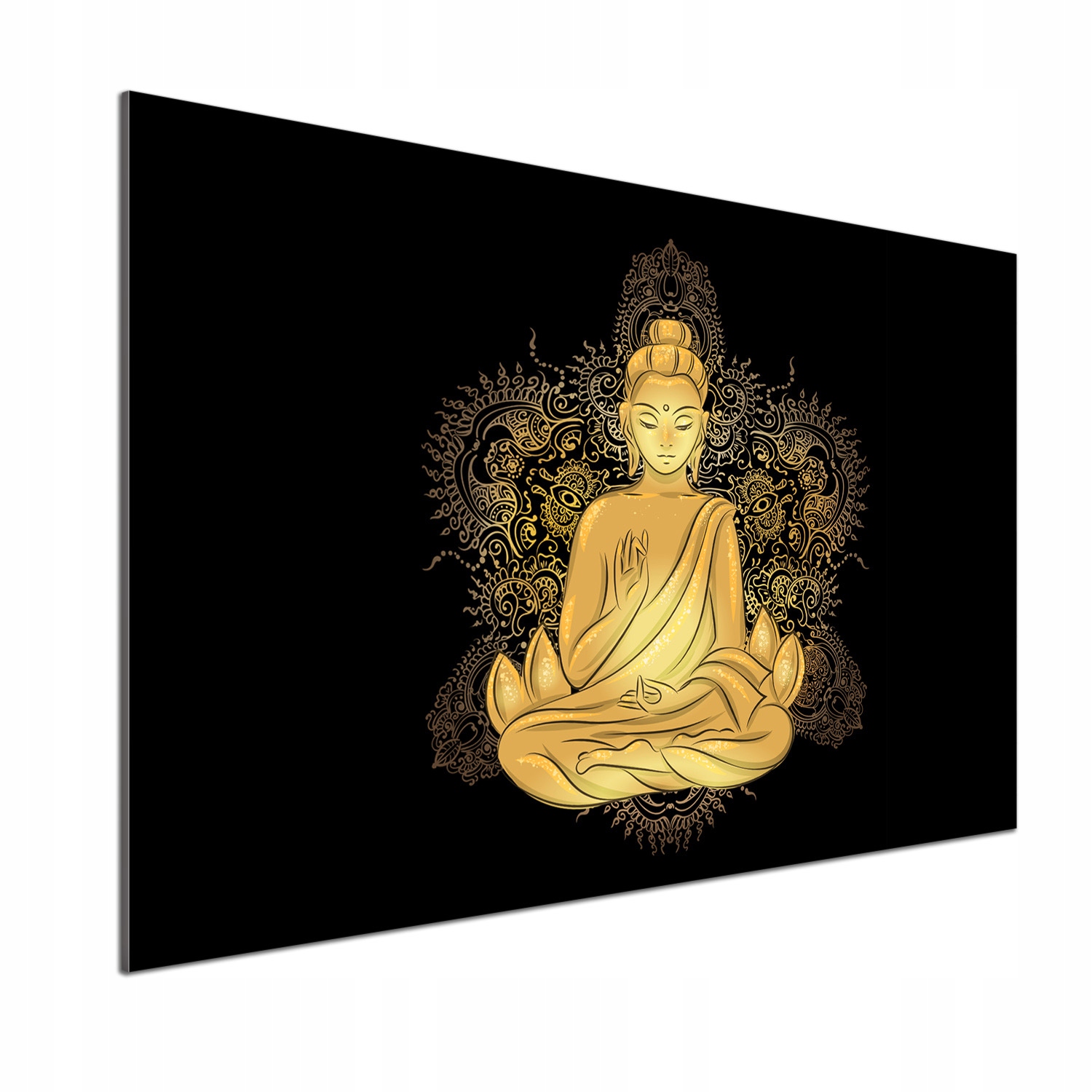 Panel do kuchyne Sediaci Buddha 100 x 70 cm Lepidlo