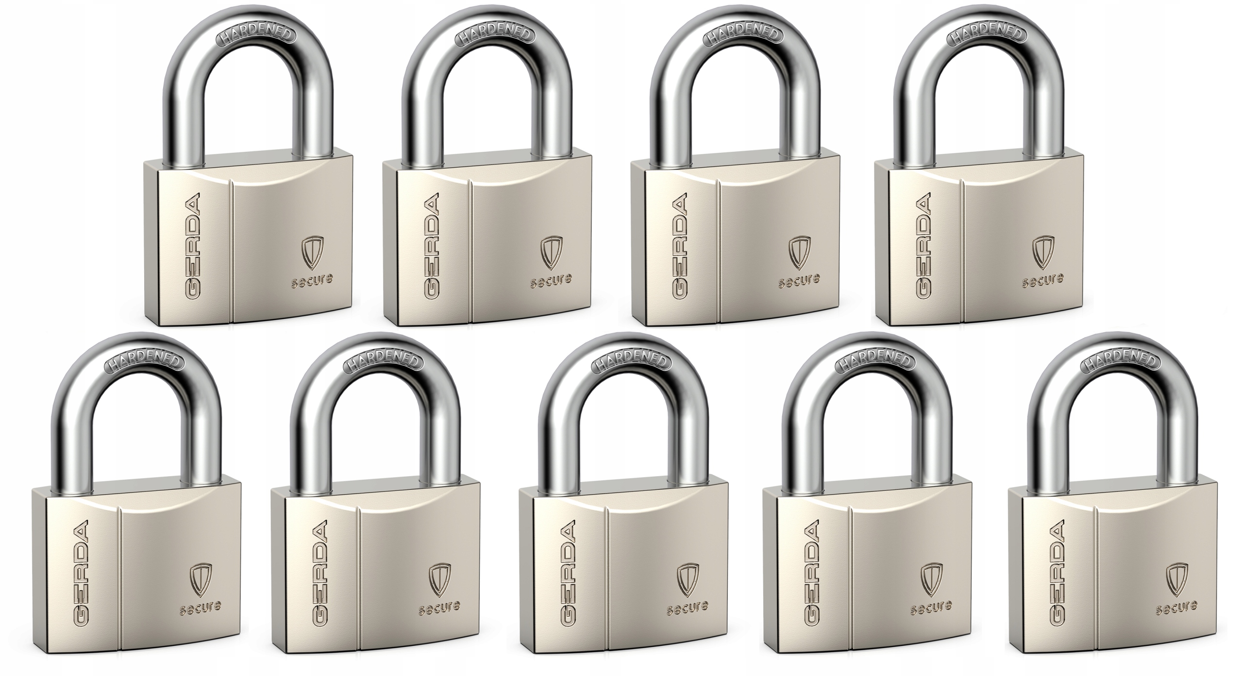 

Gerda 9 Kłódki Na 1 Klucz System Jednego Klucza 40