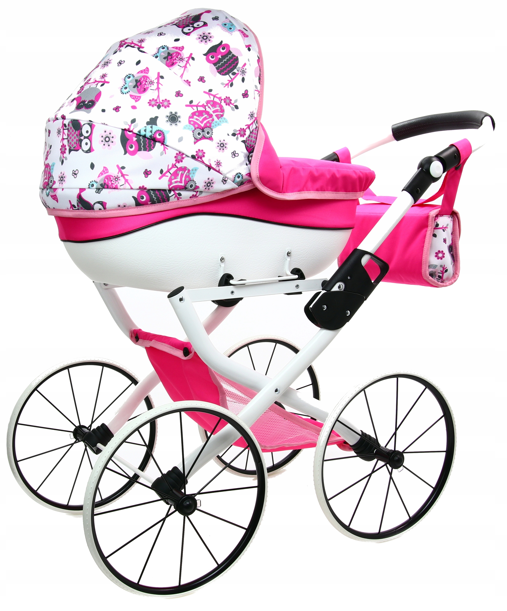 

Duży Solidny Polski Wózek dla lalek lalkowy Retro