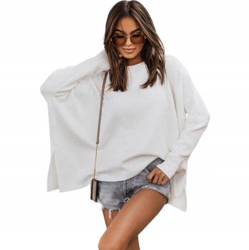 Cocomore Krabičkový svetr Oversize Bílý Ecru