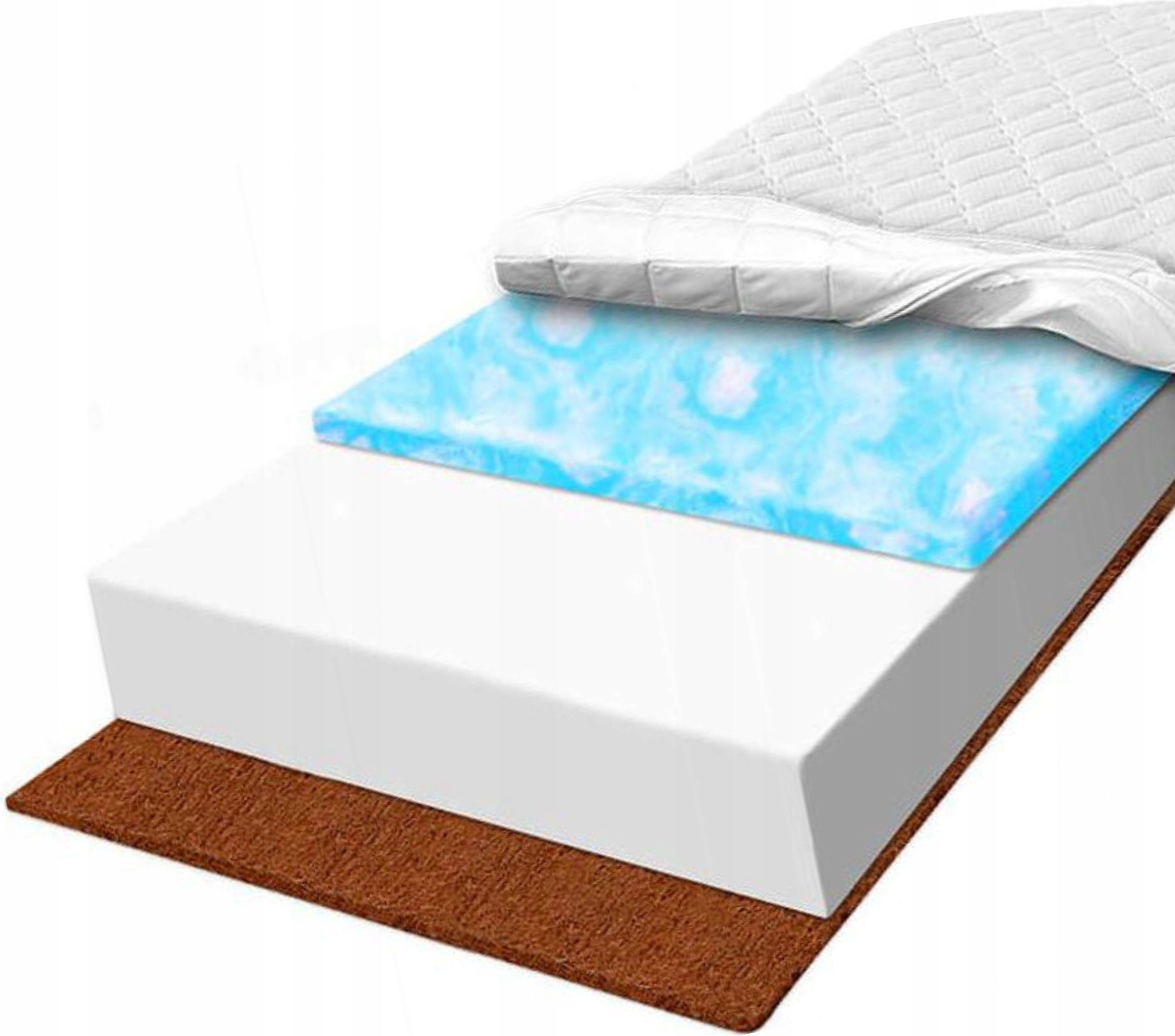 H1 H3 Pěnová Matrace 180x200 kokos Marshmalo 2 9 Cm zpevněná pěna