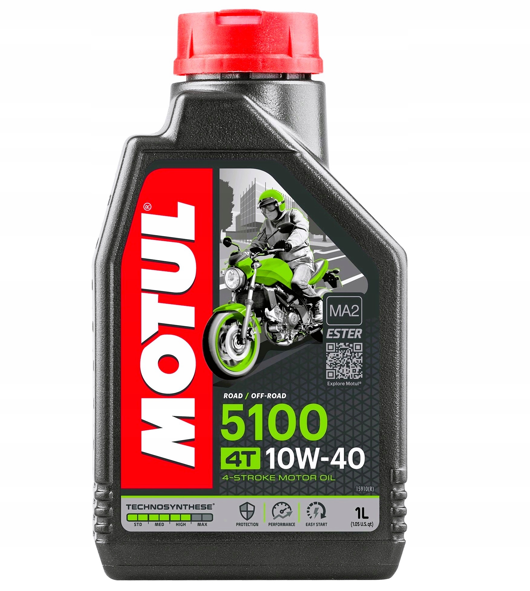 Olej Motul 5100, 10W40, Ester 4T MA2 1L.