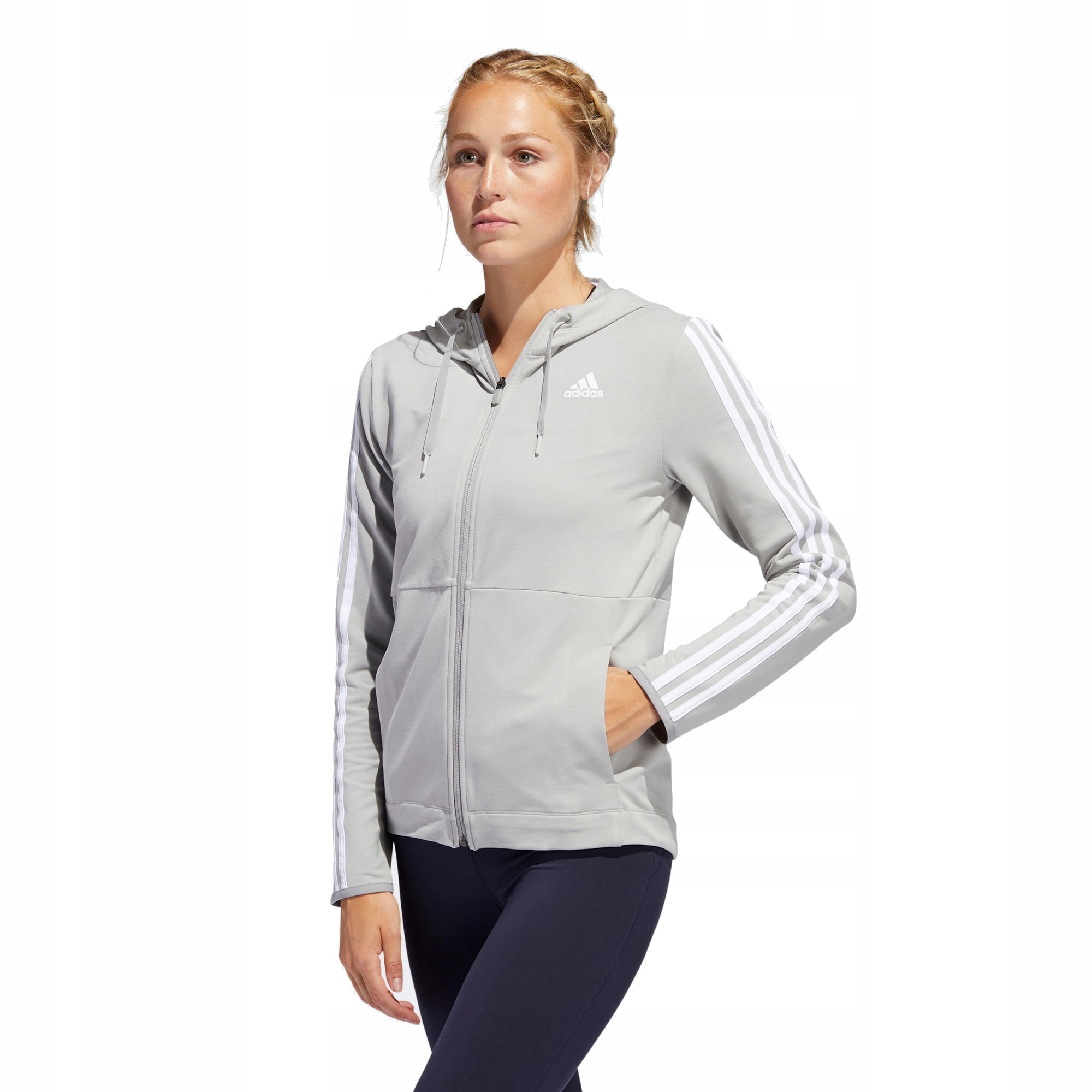 

Bluza Damska Adidas 3 Stripes Z Kapturem Wiskoza M