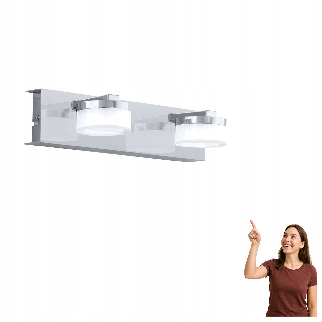 Led kúpeľňové nástenné svietidlo 2x7,2W Romendo 1 96542 Eglo