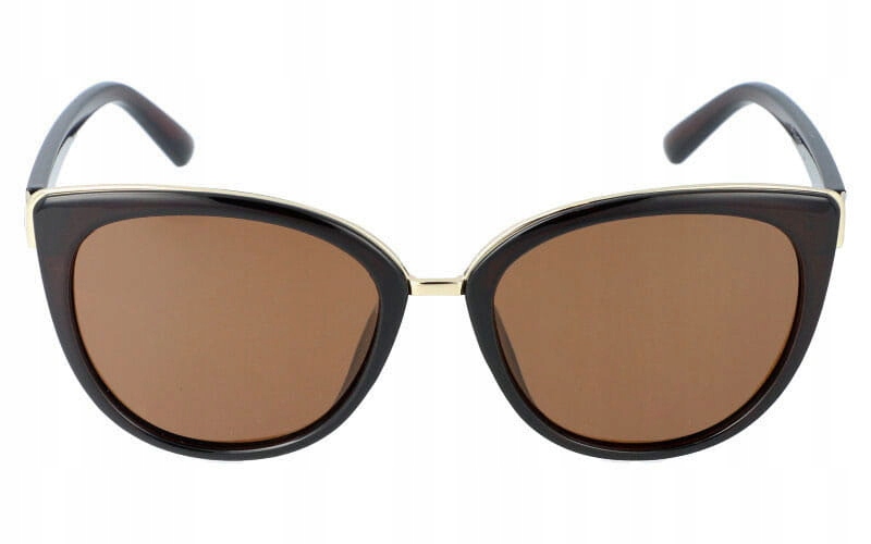 OKULARY PRZECIWSŁONECZNE POLARYZACYJNE UV DAMSKIE Wzór dominujący bez wzoru