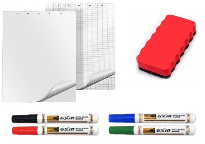 FLIPCHART TABLICA MAGNETYCZNA DWUSTRONNA GRATISY Kod producenta FC12X12