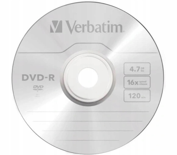 

Verbatim, Płyta DVD R 4,7GB