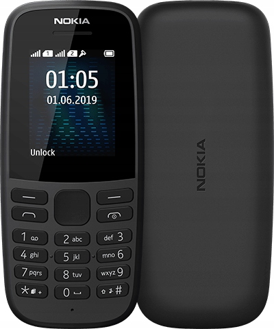 

Telefon Komórkowy Nokia 105 Dual Sim Na Dwie Karty