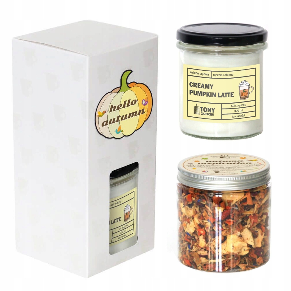 Levně dárková sada sójová svíčka rebarborový čaj