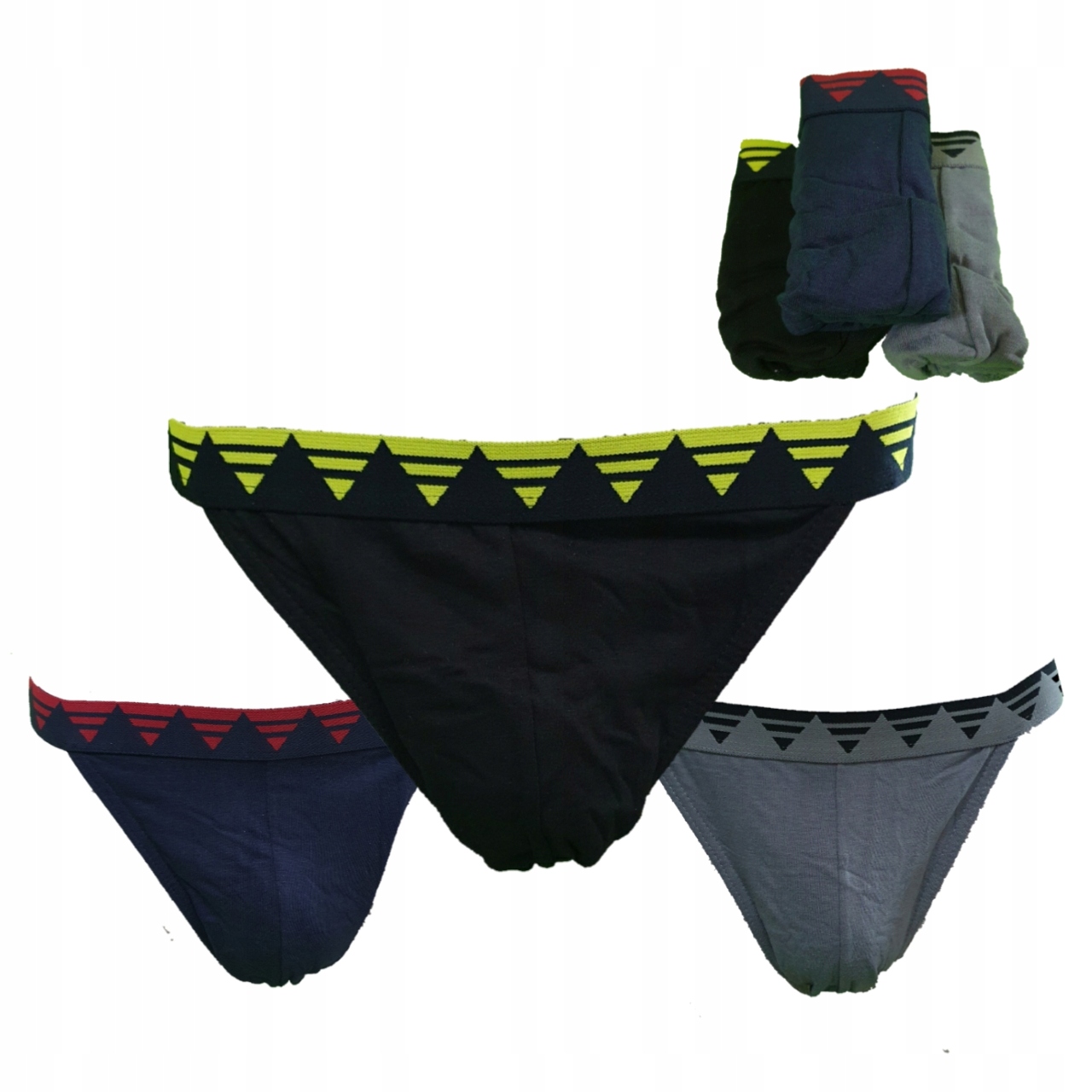 

Slipy Majtki Tanga Cotton World 3szt roz 4XL