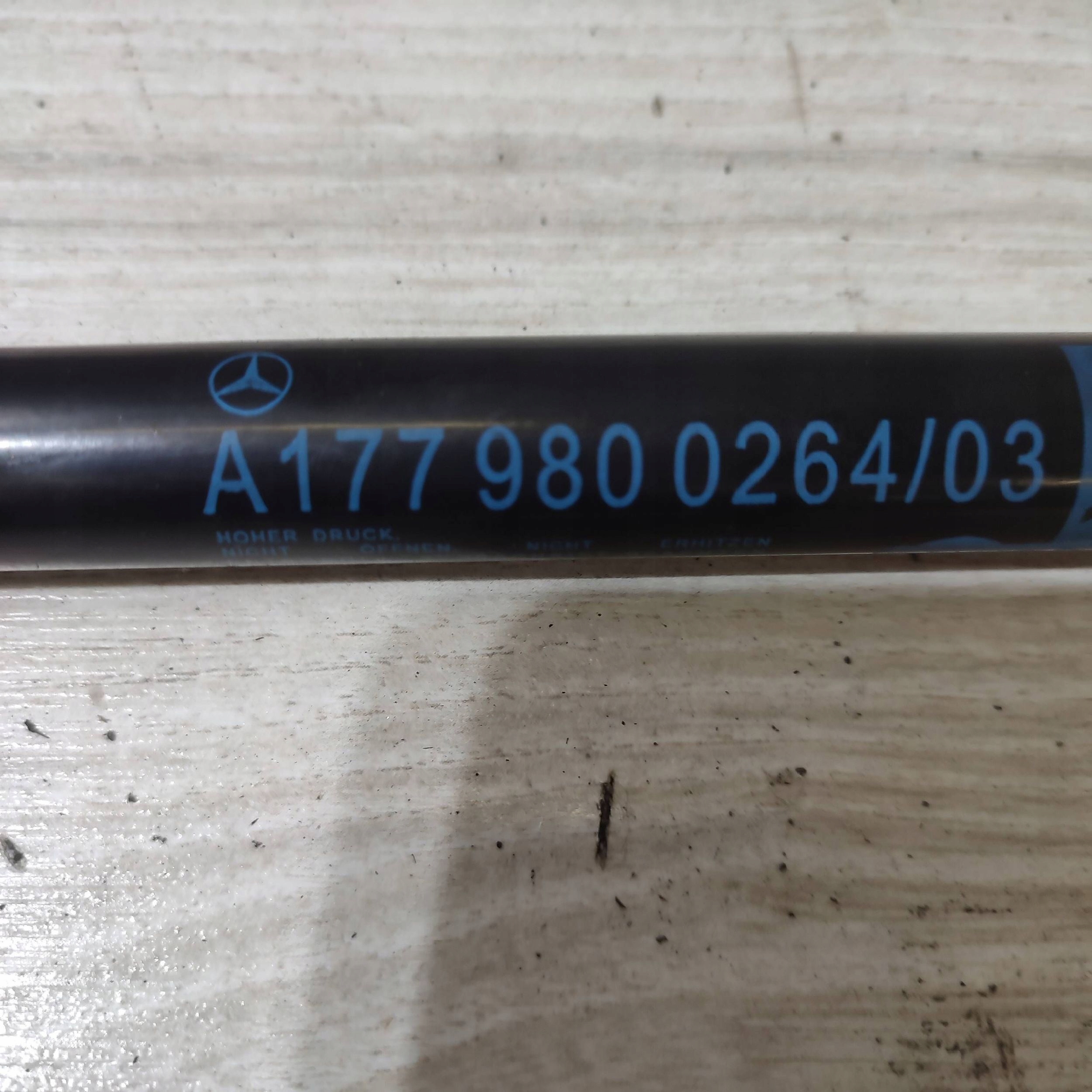 damper bonnet boot rear part side right Mercedes-Benz A W177 A1779800264