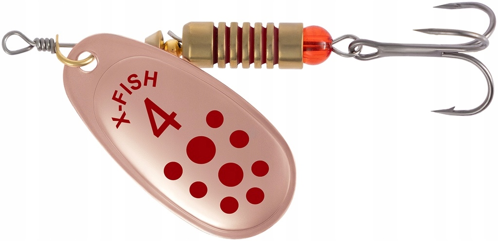 X-Fish obrotówka Spike 4 9.5g Copper Rd
