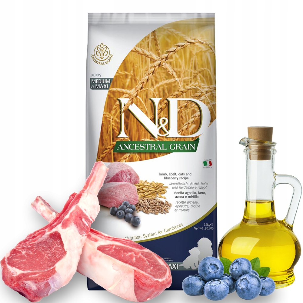 Nd Farmina Ancestral Lamb Medium Maxi Puppy 12kg