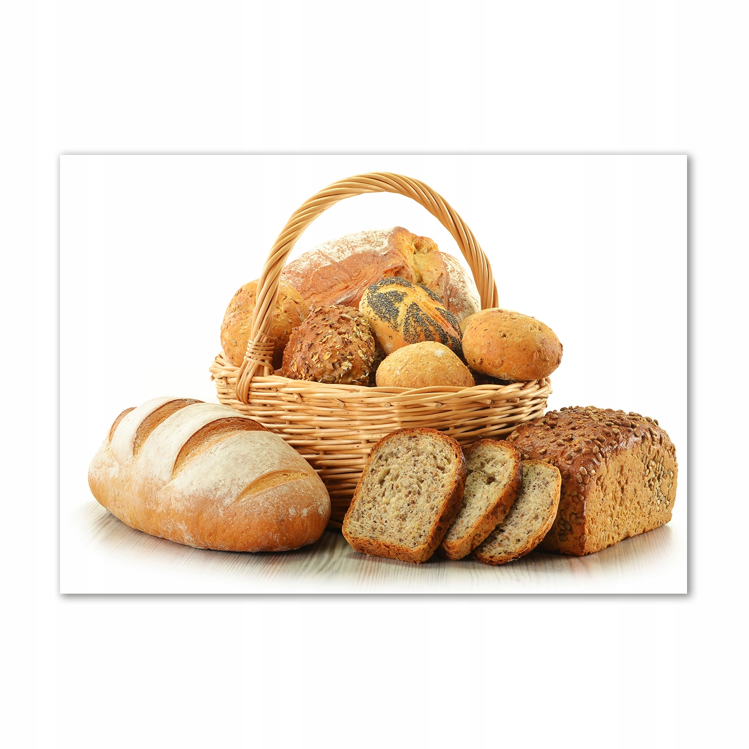 

Obraz zdjęcie szkło akryl Pieczywo w koszu 100x70
