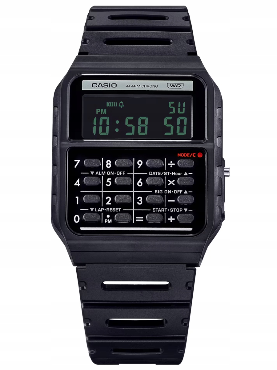 Hodinky Casio Vintage Mini s kalkulačkou CA-53WB Záruka 3+3 roky Zibi Gravírování