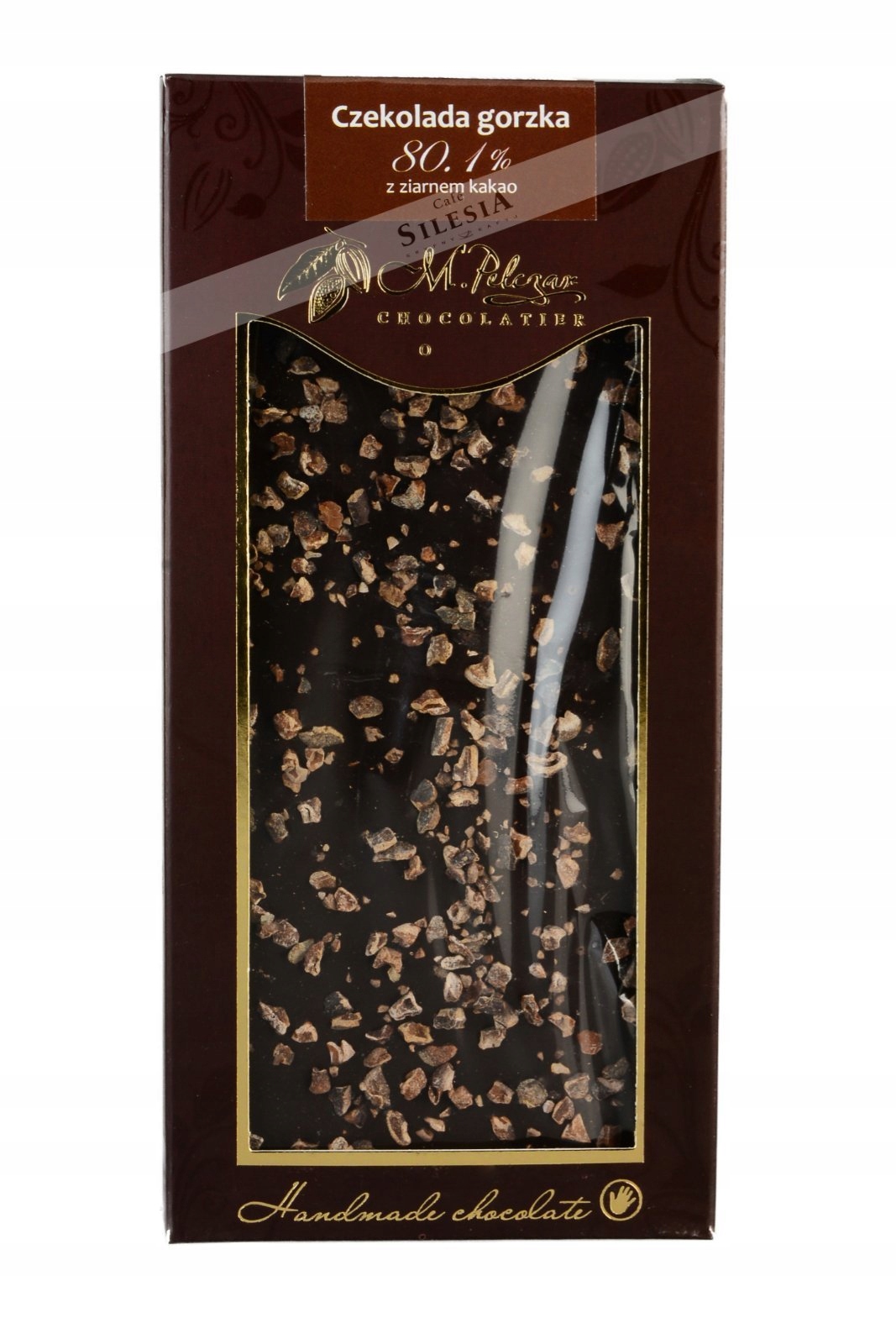 Levně 3x M.Pelczar hořká čokoláda 80,1% s kakaovým zrnem 85 g