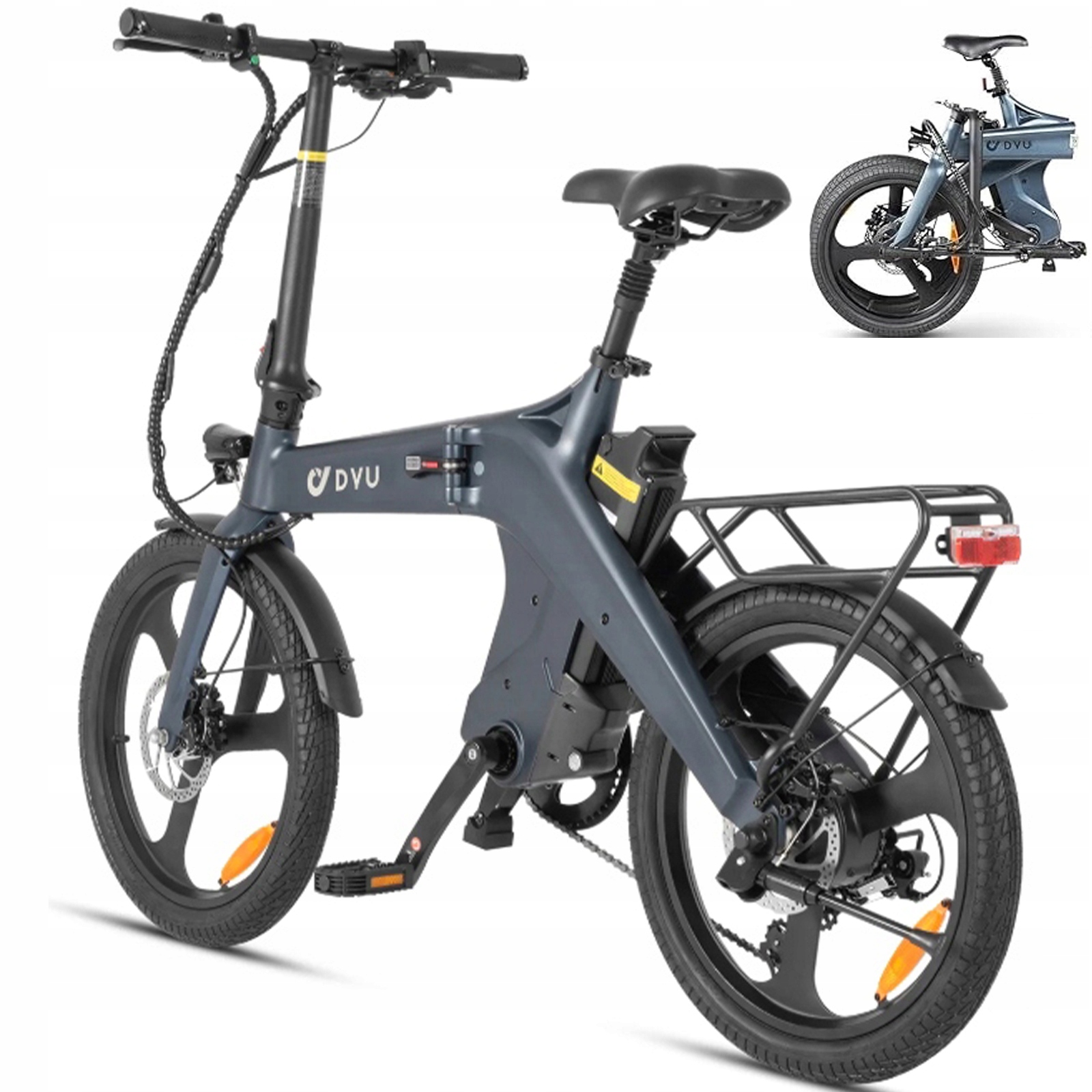 Skládací elektrokolo Dyu T1 250W 36V 10Ah s dojezdem 55 km, 20" kola, městské kolo pro dospělé