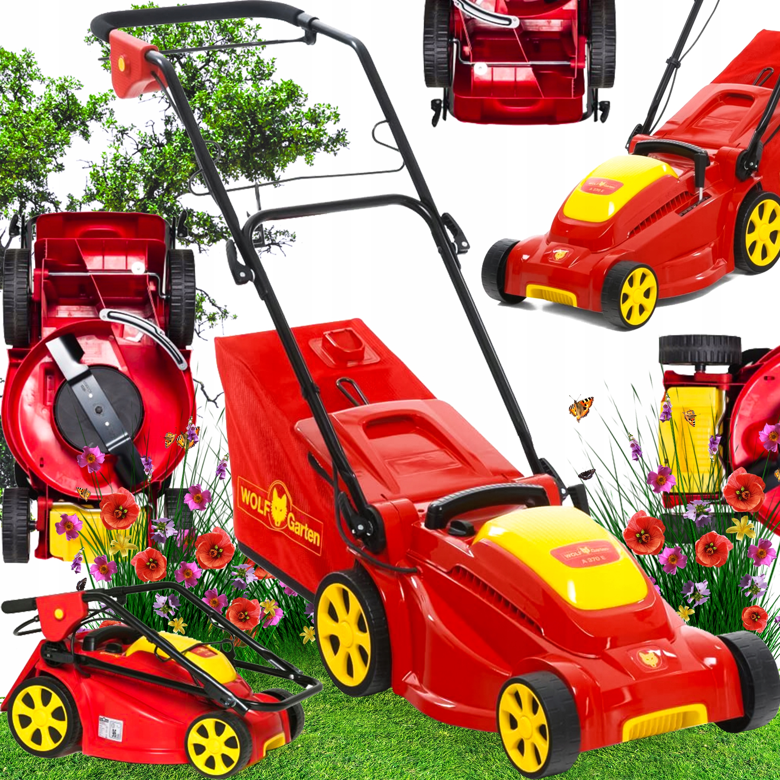 

Kosiarka Elektryczna 1600W 37cm 3w1 Wolf-Garten