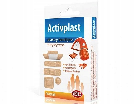 

Plastry familijne turystyczne Activplast 16 sztuk