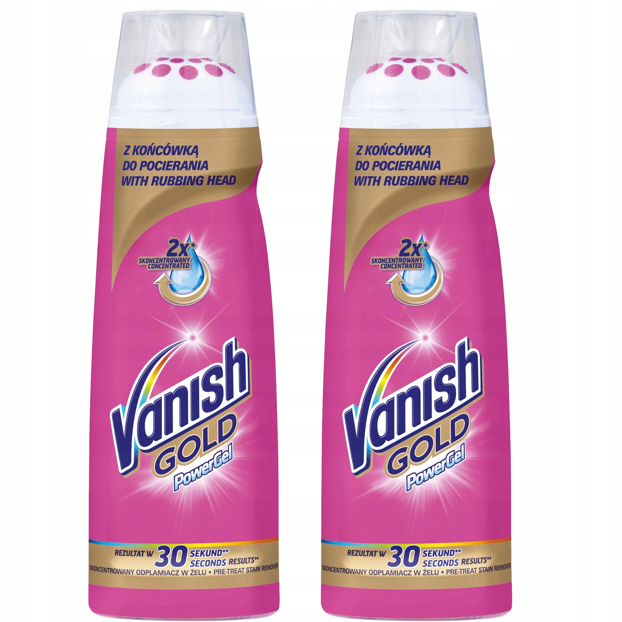 

Vanish Gold Power Gel Odplamiacz do Tkanin 2x200ml