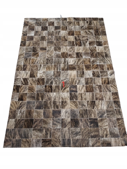 Designový koberec Patchwork Hovězí kůže