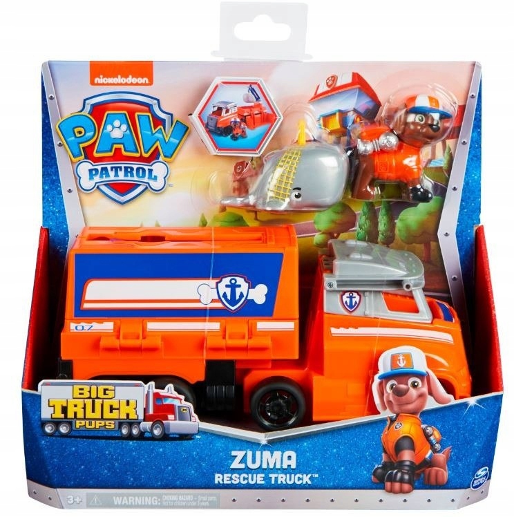 

Pojazd Z Figurką Psi Patrol Big Truck Pups Zuma