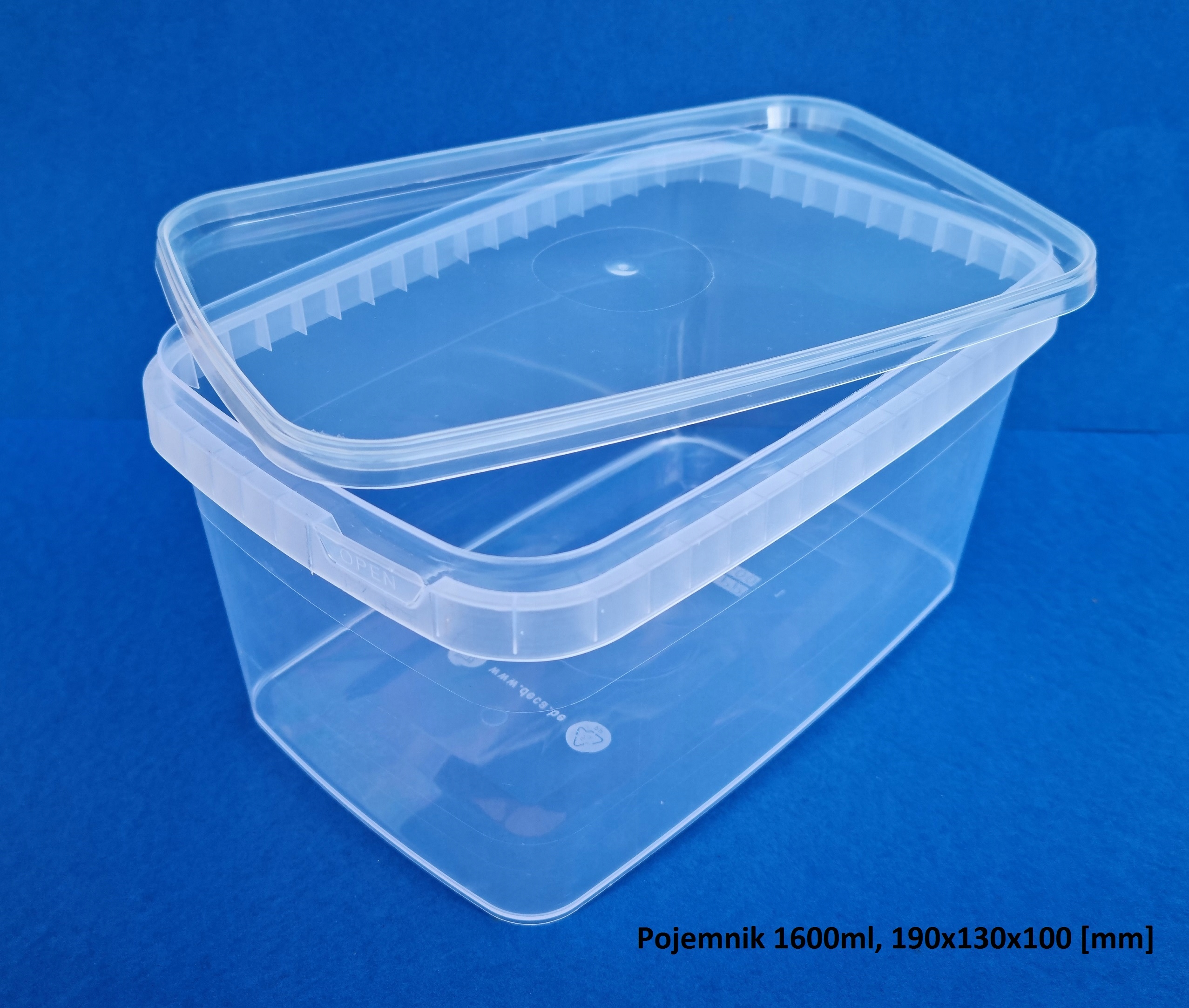 

Pojemniki hodowlane 1600ml, 190x130x100mm x10szt