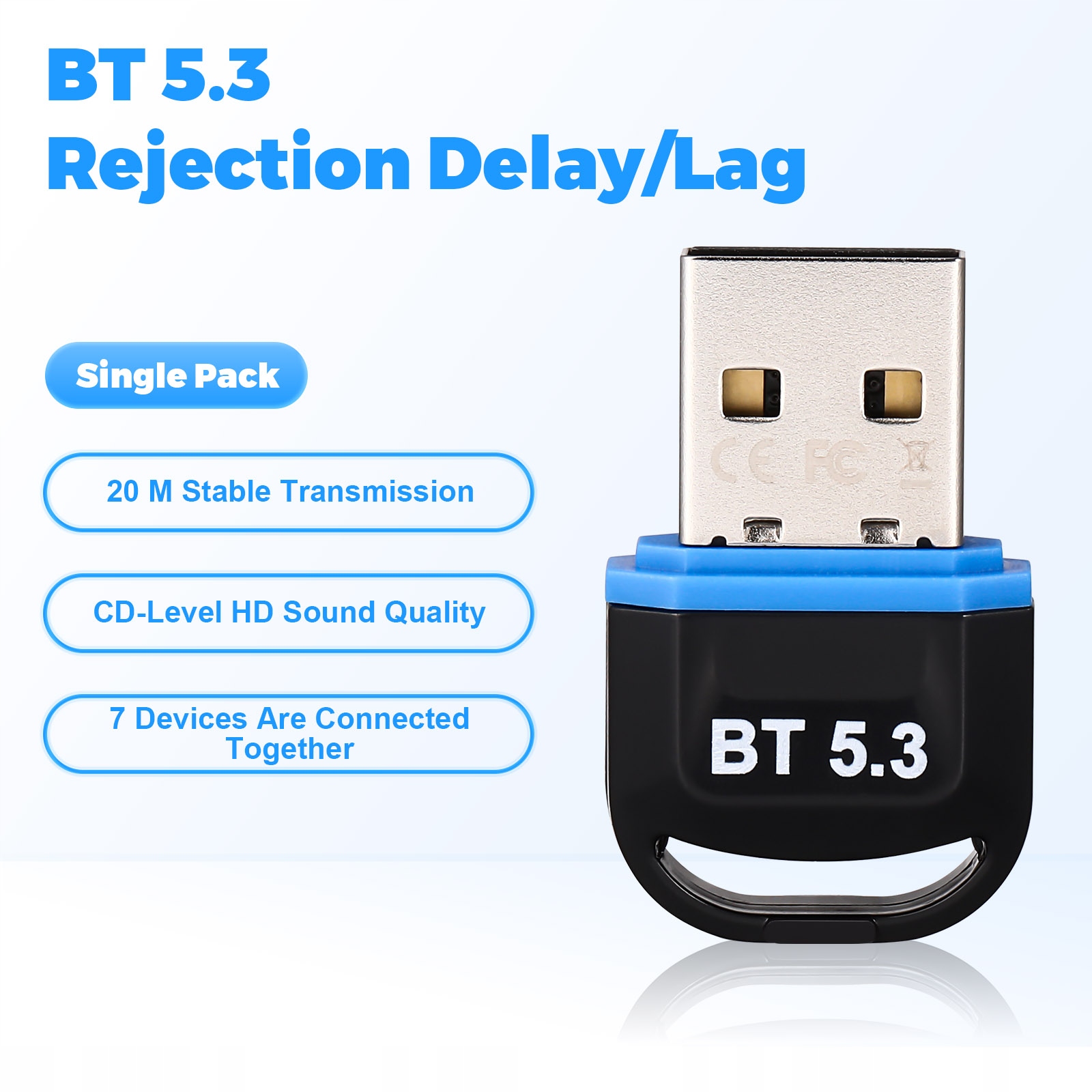 ODBIORNIK ADAPTER DO LAPTOPA BEZPRZEWODOWY ODBIORNIK AUDIO NADAJNIK 1 ZESTAW Kod producenta Sanersis