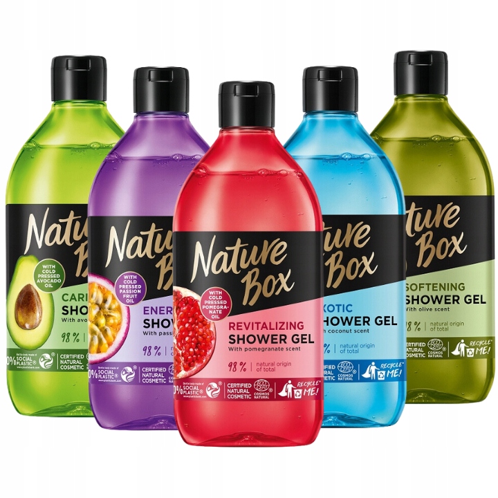 

Nature Box Żel Pod Prysznic Naturalne Olejki 385ml