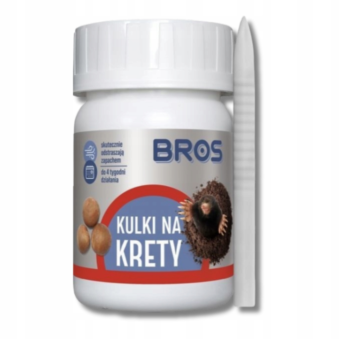 BROS Kulki Na Krety SKUTECZNE Odstraszające KRETY 90 g x 2 sztuki EAN (GTIN) 5904517384477