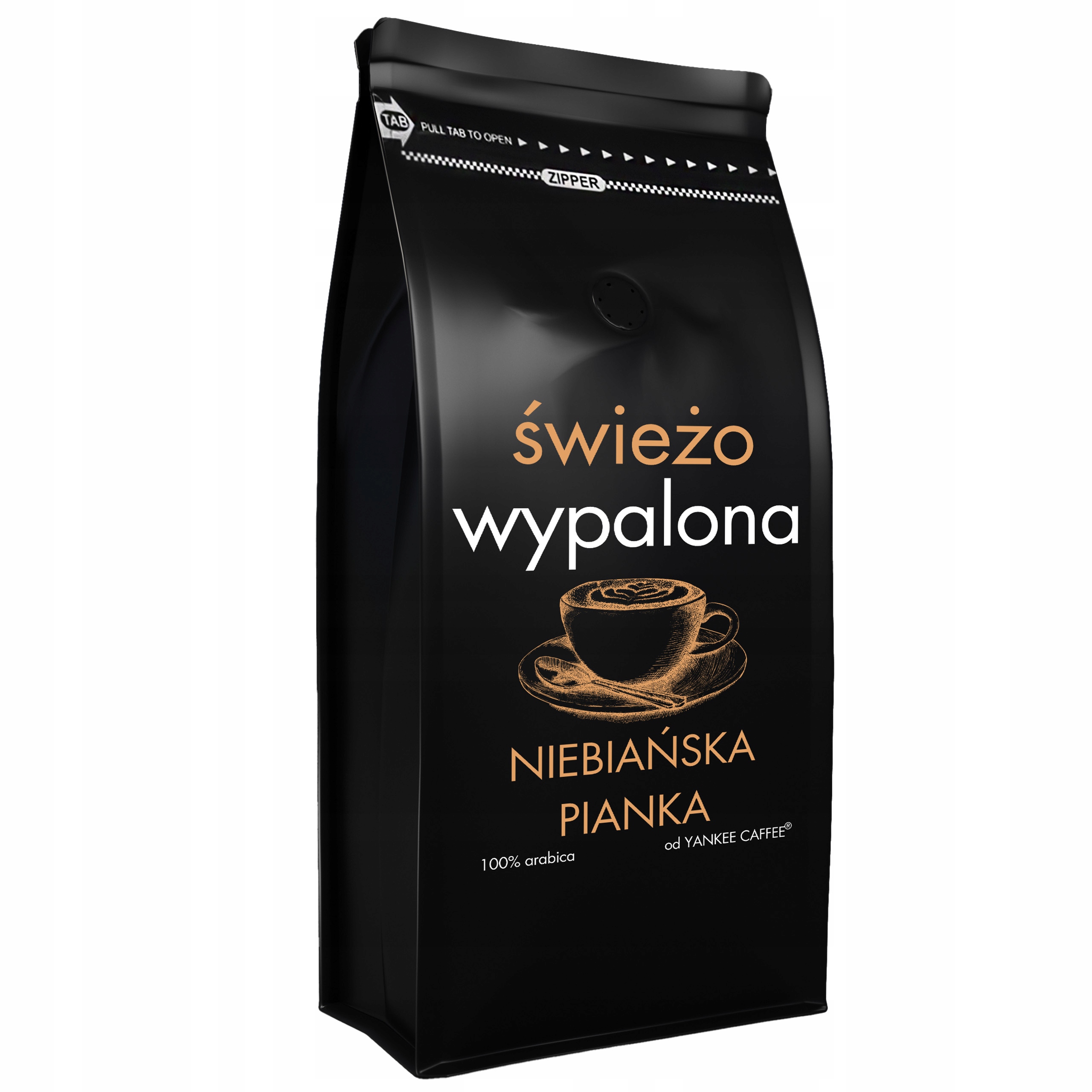 Levně Yankee Caffee Káva Zrnková 1 kg 100% Arabica Čerstvě pražená Kávovar