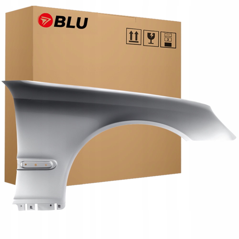 Blu Blatník Mercedes C W203 744 pravý stříbrný 00-07 přední BrillantSilber