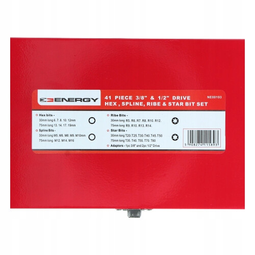 ZESTAW KLUCZY BITÓW 41 ELEMENTÓW. Marka inna