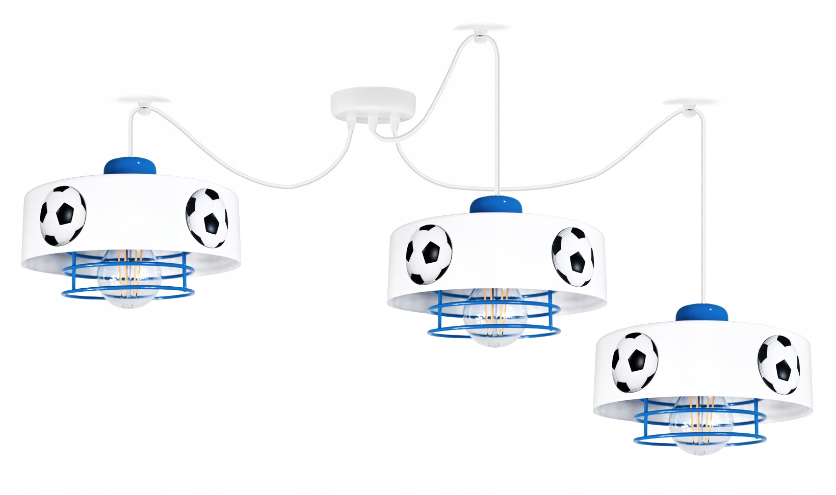

Pająk Lampa Wisząca Mundial Spiro 3 niebieska