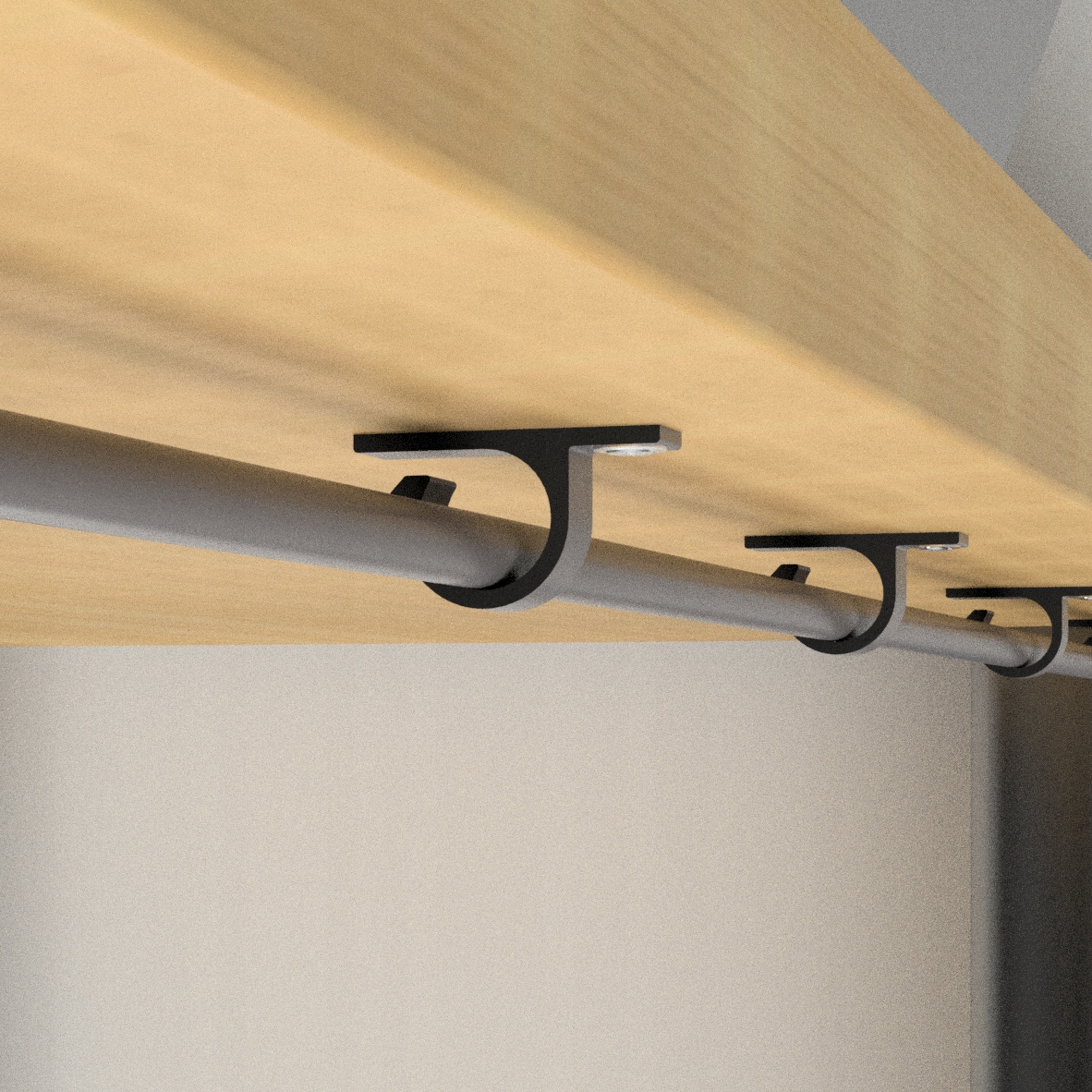 10x Uchwyt na Przewody Kable + WKRĘTY GRATIS | Organizar kabli pod biurko EAN (GTIN) 5906412225442