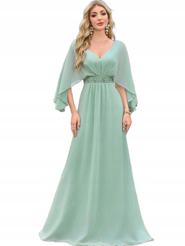 Shein Maxi Šaty S Výstřihem Do V A Krajkovým Páskem XXL 2BB