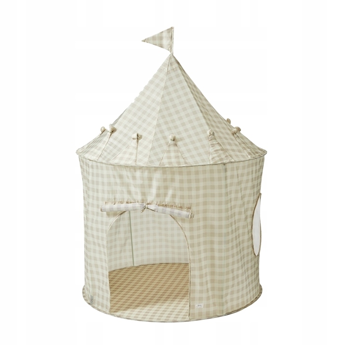 3 Sprouts Namiot dla Dzieci Recycled Gingham Beige Itngbg