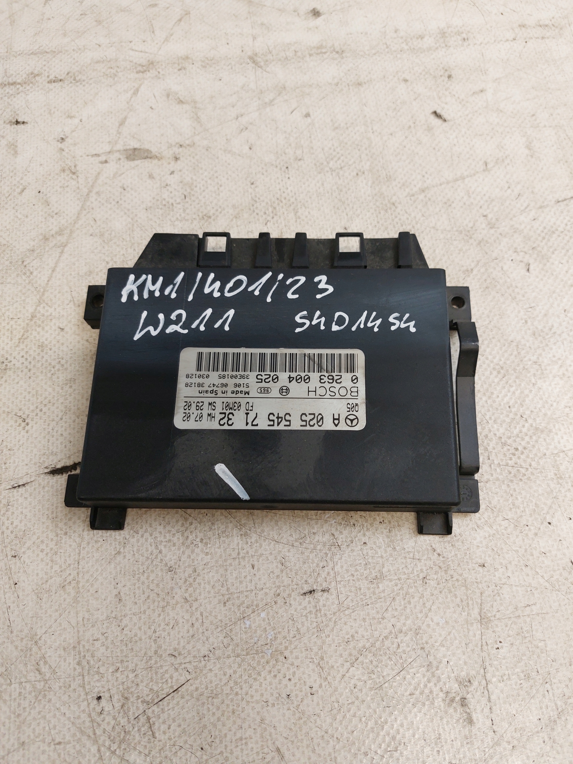 modulo PDC A0255457132 MERCEDES W211 1.8K