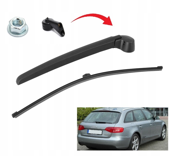 RAMIĘ + WYCIERACZKA NA TYŁ AUDI A4 B8 AVANT 2007-