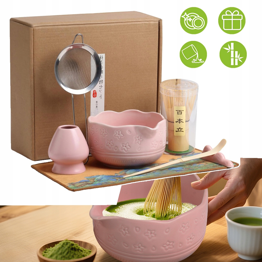 Sada 7 Metliček Na Matchu, Sada Na Čaj Matcha, Japonská Matcha