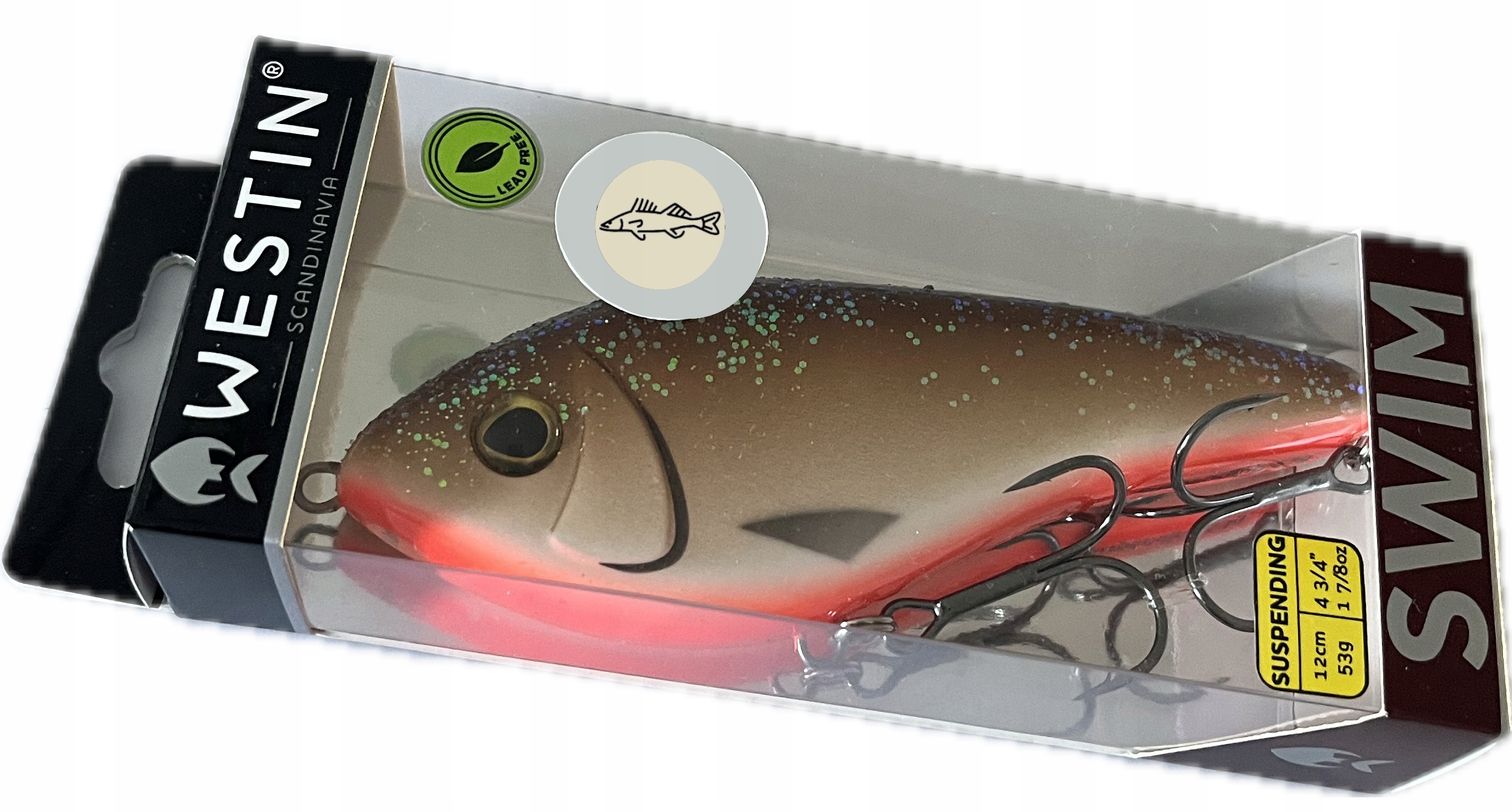 Wobler Westin Swim Glidebait Suspending 12cm 53g Alewife