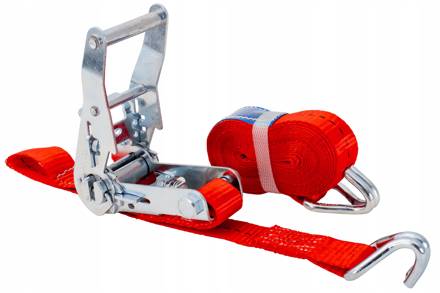 Pas transportowy mocujący z napinaczem Unitrailer 3m/25mm/1t czerwony