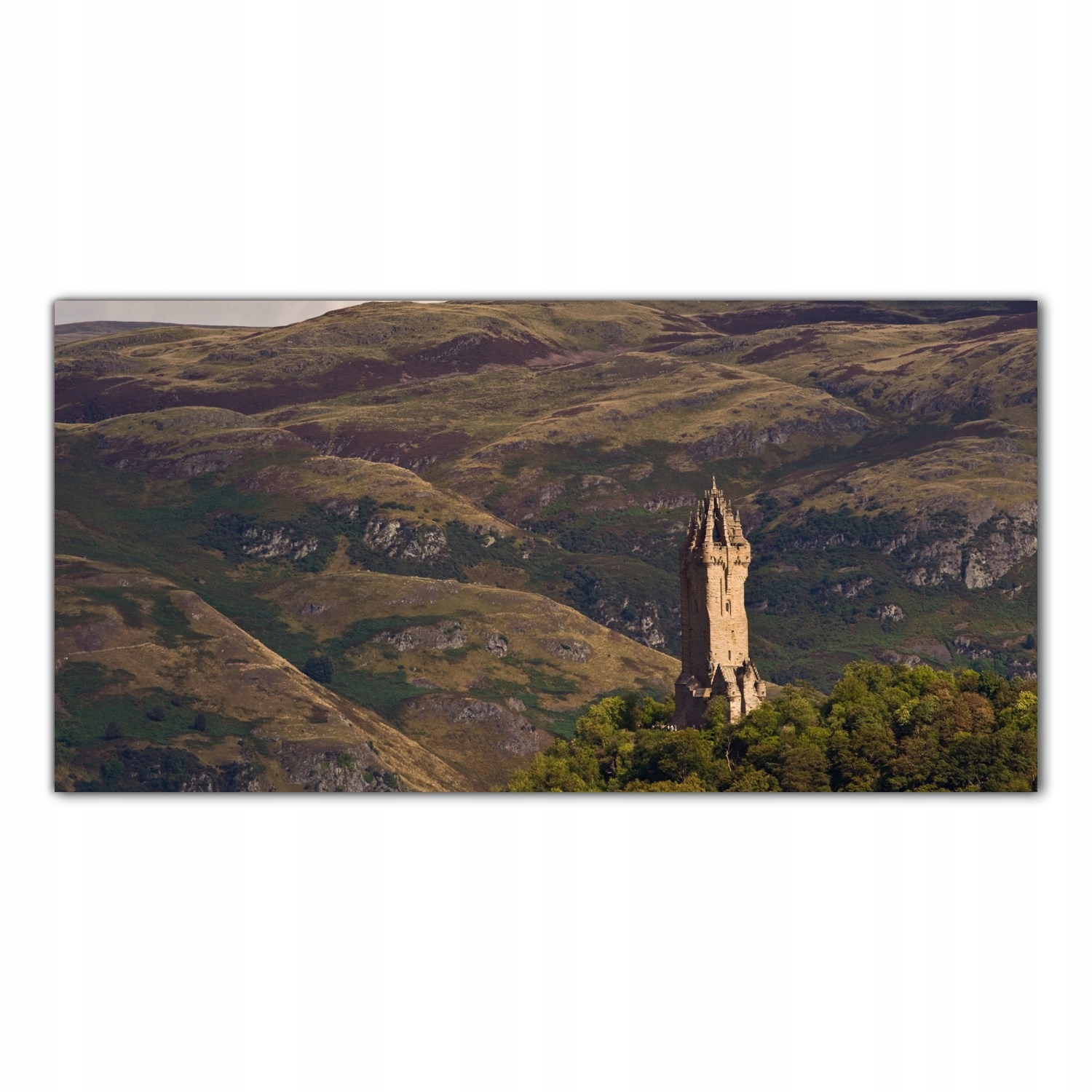 Památník Budova 140x70 cm Tvrzené sklo lacobel