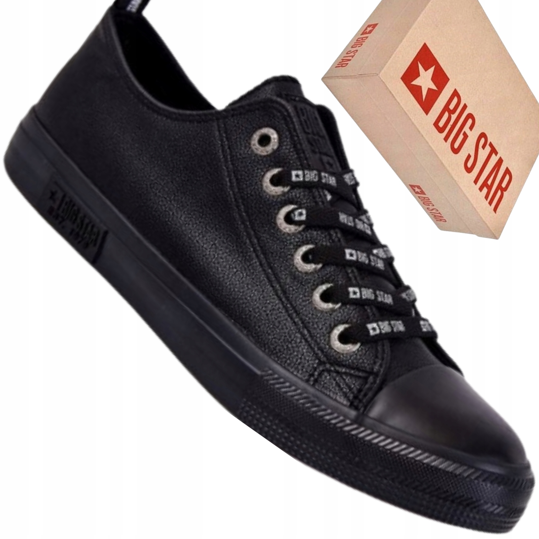 Męskie skórzane trampki Big Star KK174053 stylowe i buty