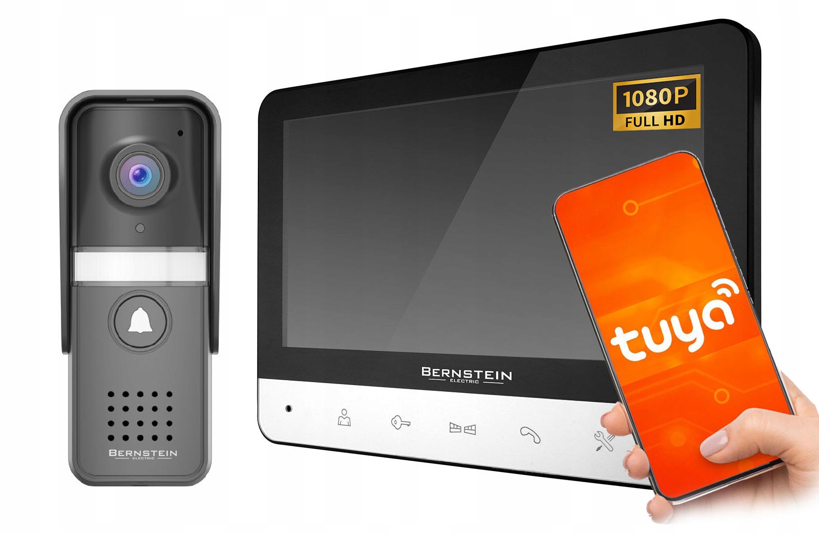 WIDEODOMOFON WIDEO DOMOFON WiFi FURTKA BRAMA PAMIĘĆ OBRAZÓW