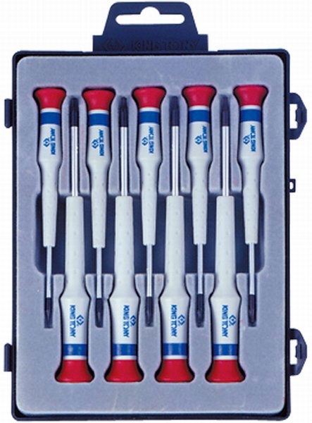 ZESTAW WKRĘTAKÓW PRECYZYJNYCH PŁASKIE 0,8-4,0x40mm