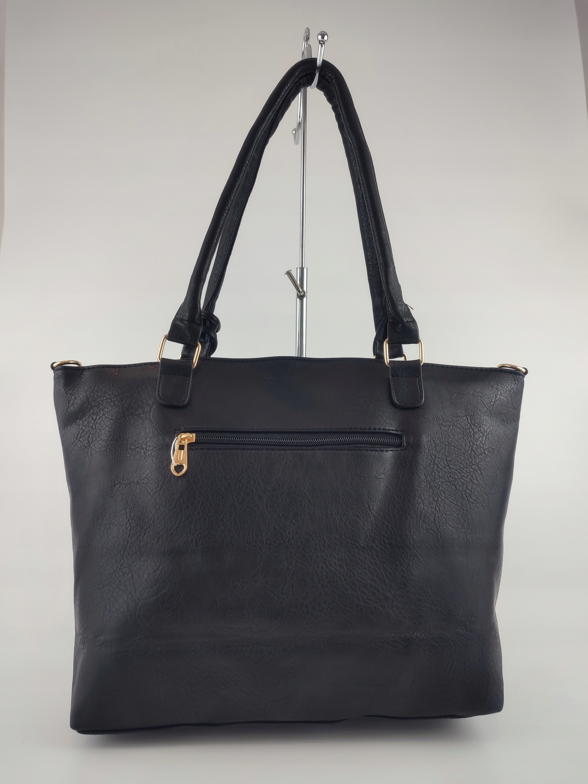 TOREBKA DAMSKA NA RAMIĘ , DO RĘKI - A4 Kolor czarny