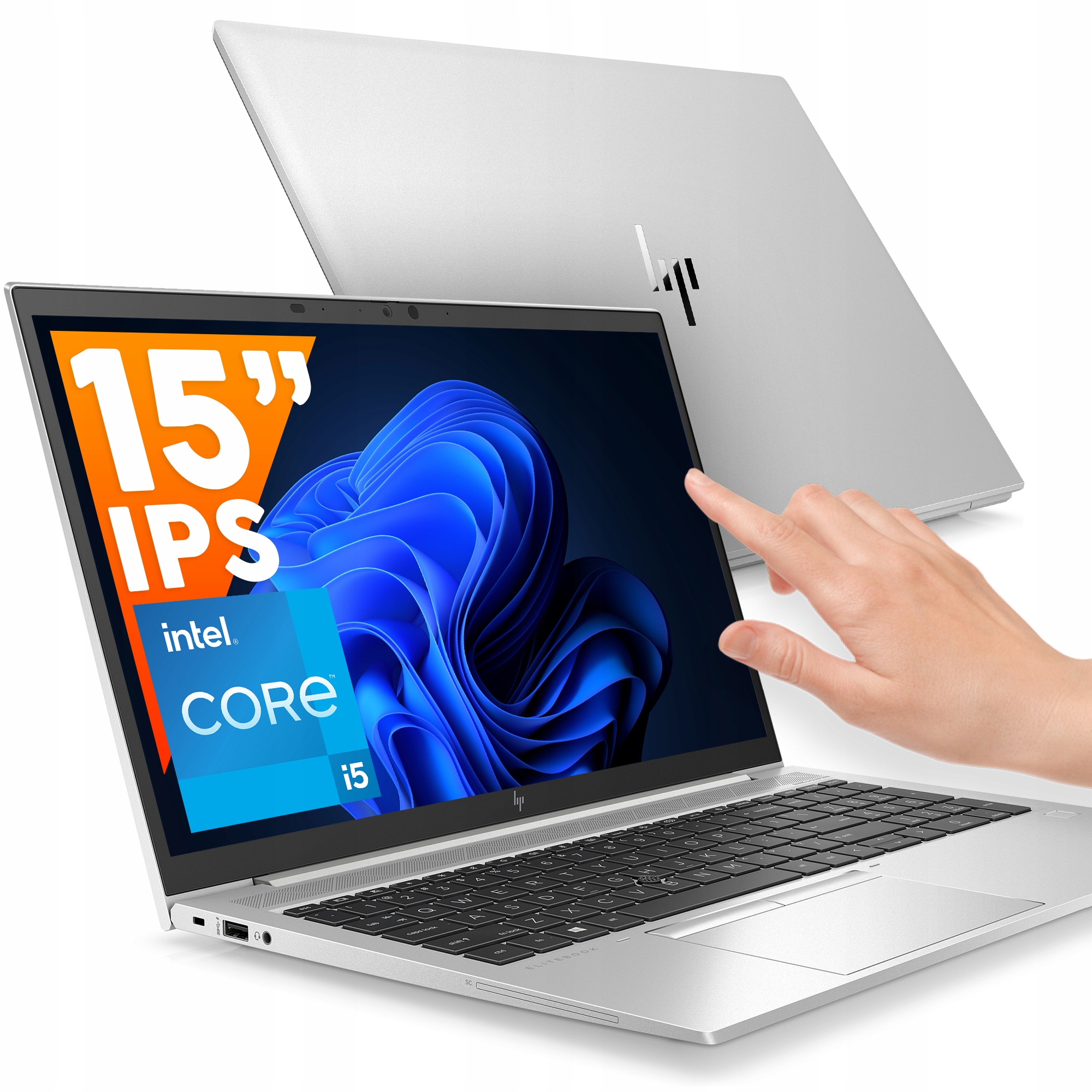Hp Elitebook 850 15,6" Touch Fhd Intel Core i5 16GB/256GB Ssd NVMe 11 Pro