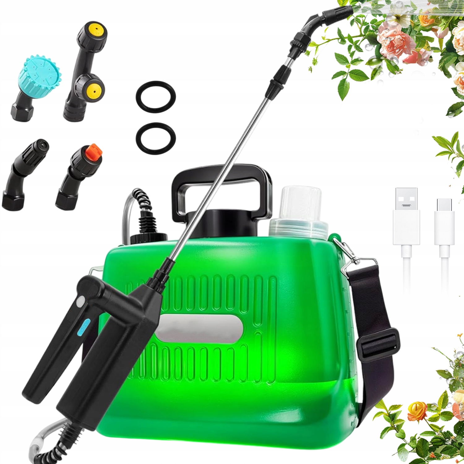 Akumulátorový Tlakový Postřikovač Průhledný Nádrž Na Trávník