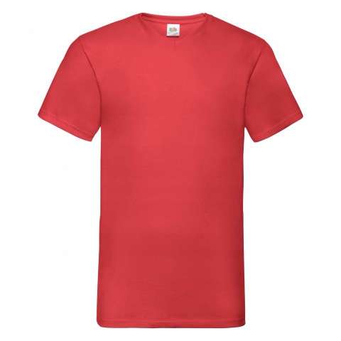 

Koszulka męska Valueweight Vneck FruitLoom Red XXL